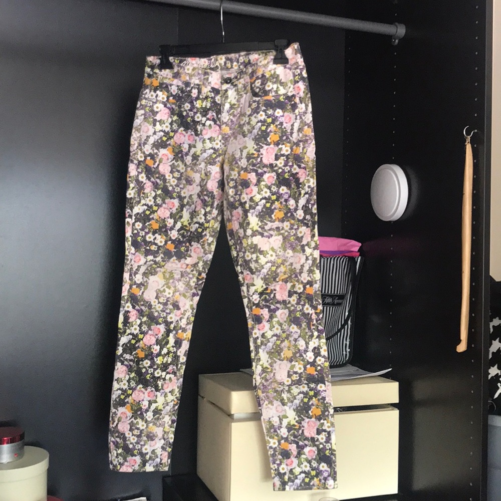 Floral Print denim